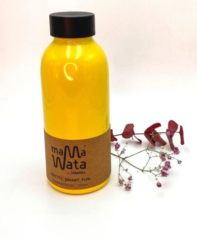 Mama Wata Gourde Isotherme Yellow 470 ml -- maMa Wata