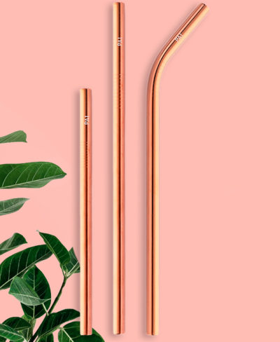 Paille Courbée Rose Gold - PAI