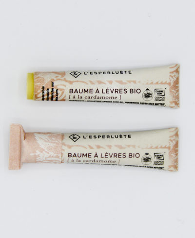 Baume à lèvres bio à la cardamome - L'esperluète