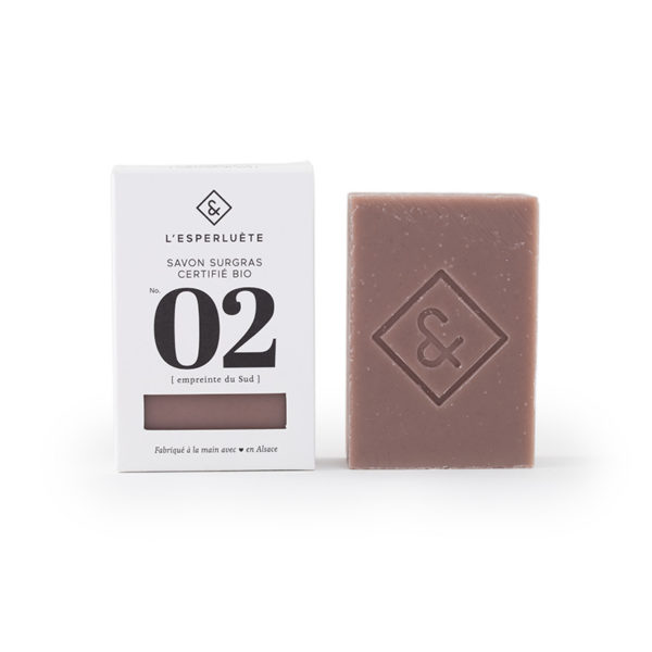 Savon surgras certifié bio N°02 – Empreinte du Sud - L'esperluète