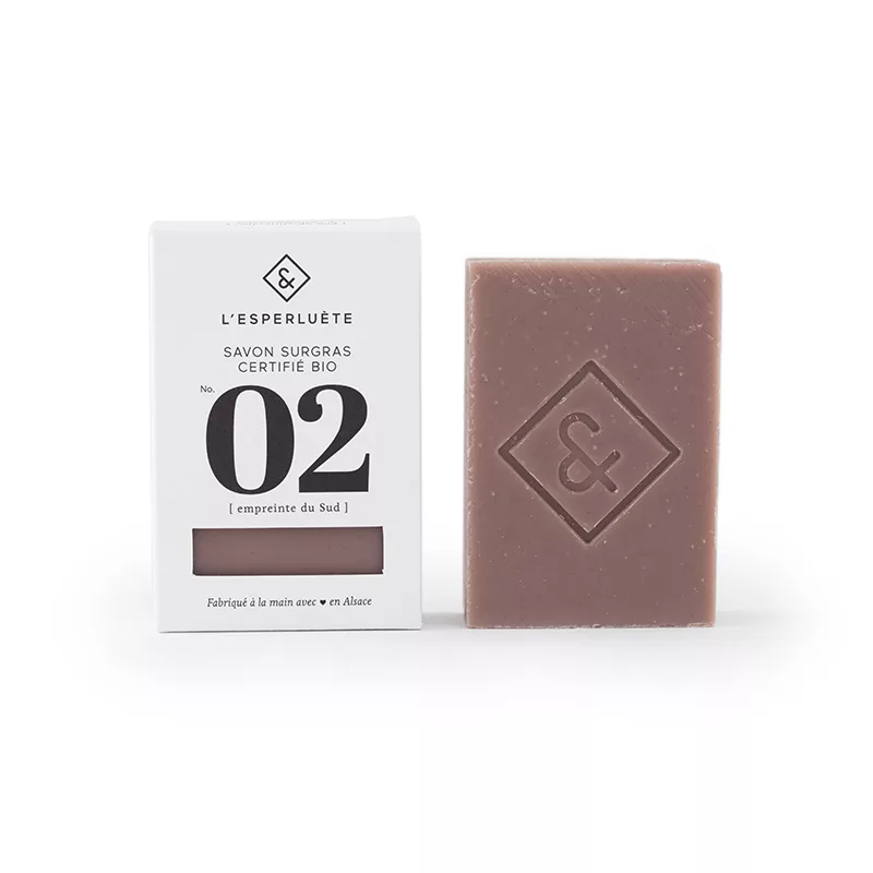 Savon surgras certifié bio N°02 – Empreinte du Sud - L'esperluète