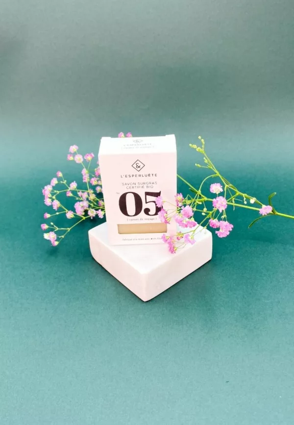 Savon surgras certifié bio N°05 – Carnet de voyage - L'esperluète – Image 1