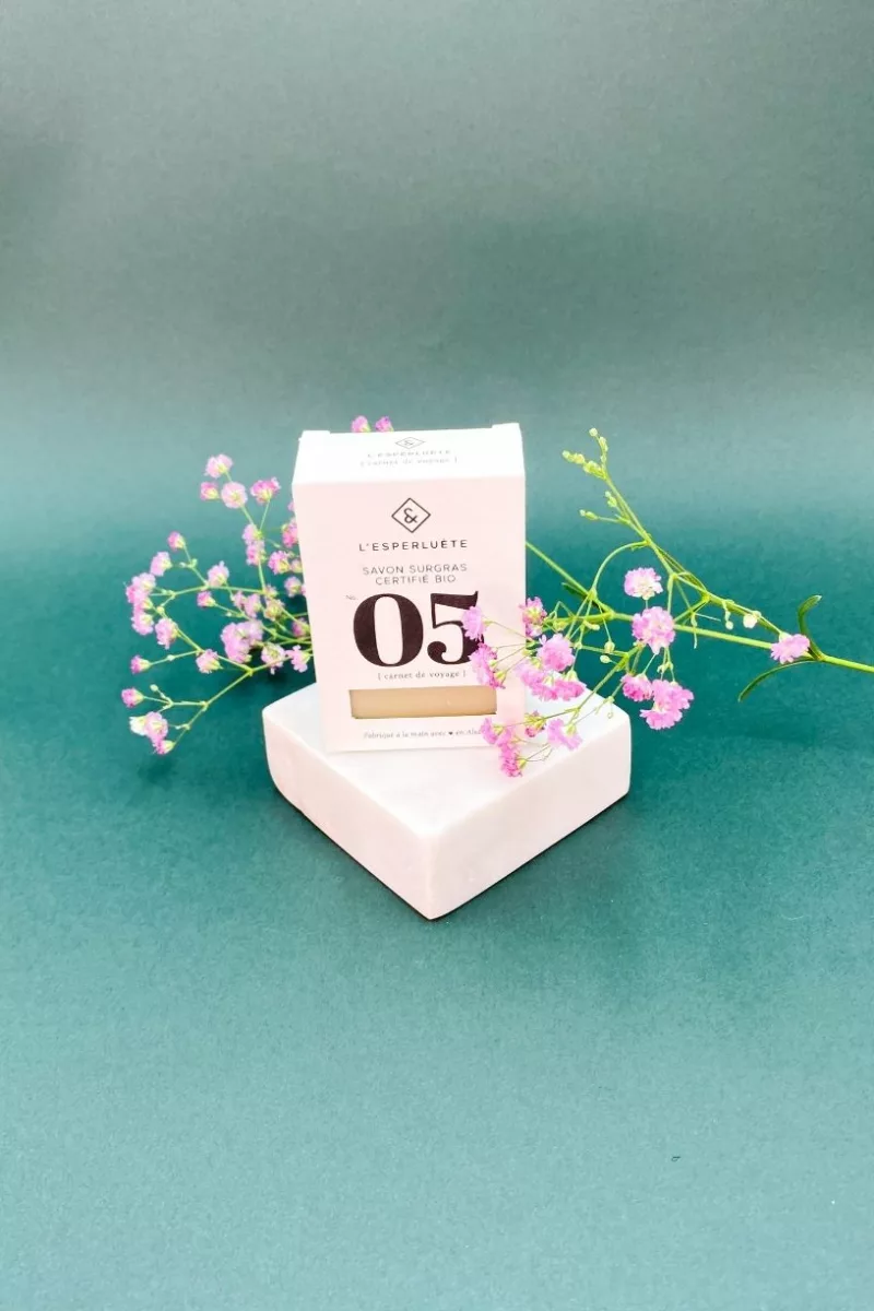 Savon surgras certifié bio N°05 – Carnet de voyage - L'esperluète