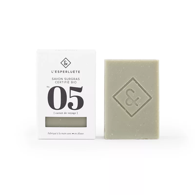 Savon surgras certifié bio N°05 – Carnet de voyage - L'esperluète