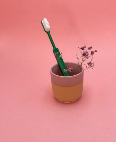 Brosse à dents rechargeable bioplastique Caliquo Verte - Caliquo