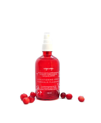 Conditioning Spray Vegan - Acide hyaluronique et Canneberge - Uoga Uoga