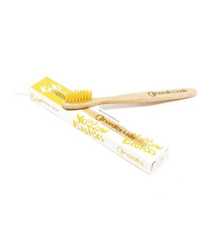 Brosse à dents Jaune pour Enfants - Nordics