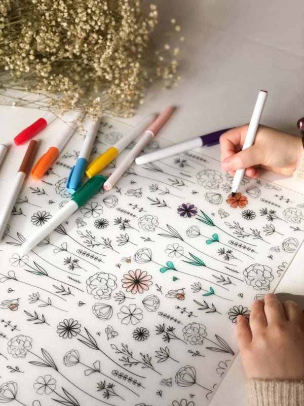 Coloriage lavable BOHÈME X Les yeux fripons - BeeBohème