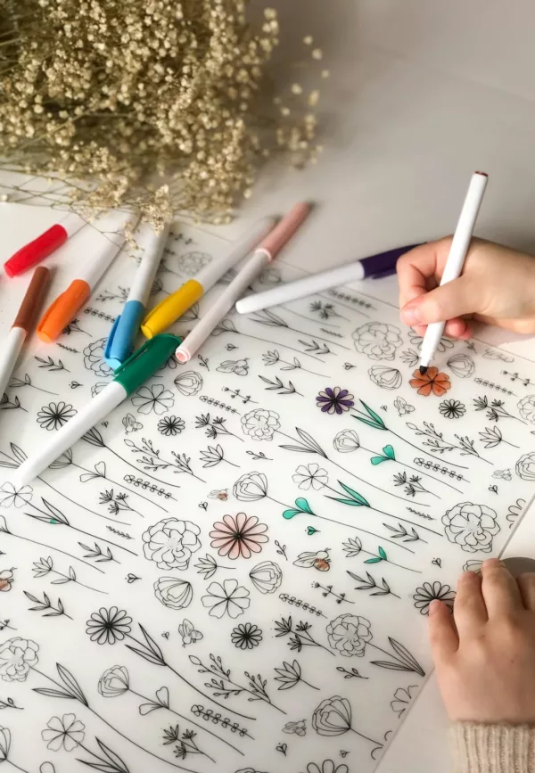 Coloriage lavable BOHÈME X Les yeux fripons - BeeBohème – Image 2