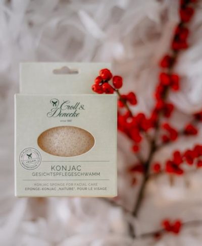 EPONGE DE KONJAC POUR VISAGE - CROLL & DENECKE