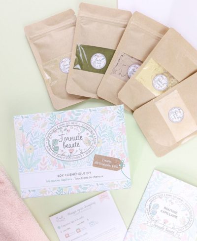Box Cosmétique DIY - Ma routine Capillaire - Formule Beauté