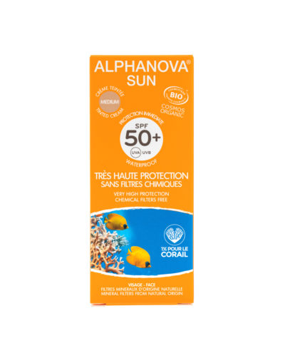 Alphanova SUN BIO SPF 50+ FACE Tinted Medium Cream 50g