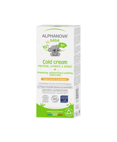 Cold cream bio – Peaux sèches & agréssées | Alphanova bébé