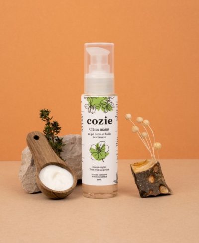 Crème Mains - au gel de lin et huile de chanvre - Cozie