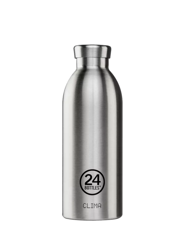 Clima Bottle Isotherme Brushed Steel 500ml