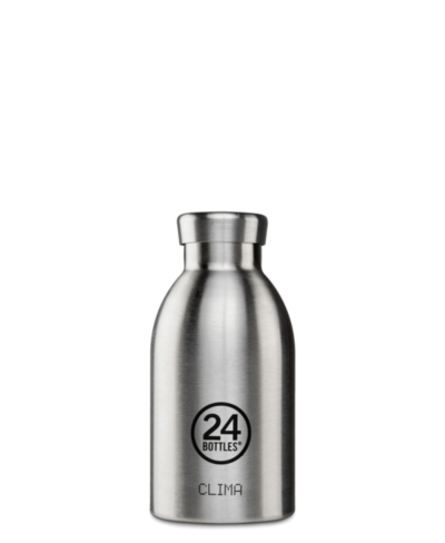 Clima Bottle Isotherme Brushed Steel 330ml - 24 Bottles