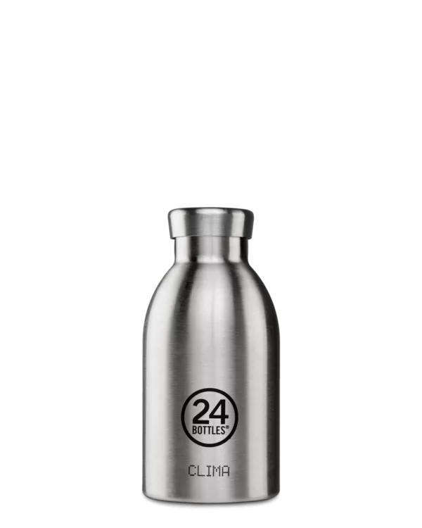 Clima Bottle Isotherme Brushed Steel 330ml - 24 Bottles