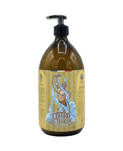 COMBO DE DOUCHE "À L'ANCIENNE" - NETTOYANT BARBE/VISAGE/CORPS - 1l - Ca va Barber!