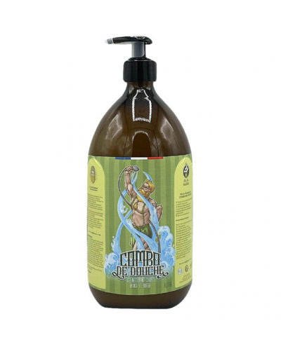 COMBO DE DOUCHE "À LA BÛCHERON" - NETTOYANT BARBE/VISAGE/CORPS 1l - Ca Va barber!