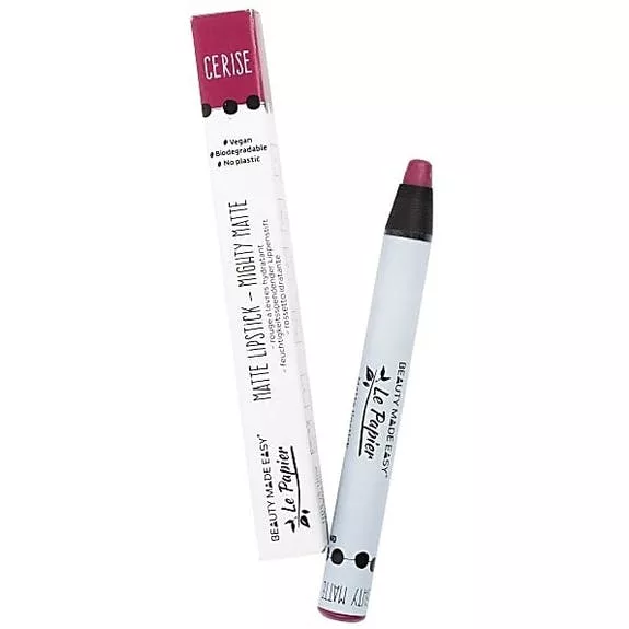 Rouge à lèvres Mighty Matte - CERISE - Le papier - Beauty Made Easy