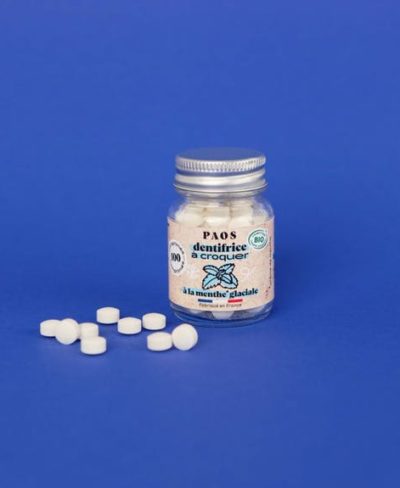 Dentifrice à croquer - MENTHE GLACIALE - Paos