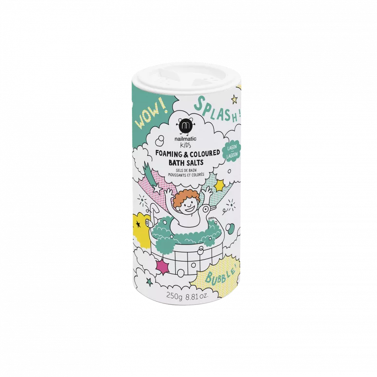 Sel de bain Moussants et colorés - Lagon - Nailmatic