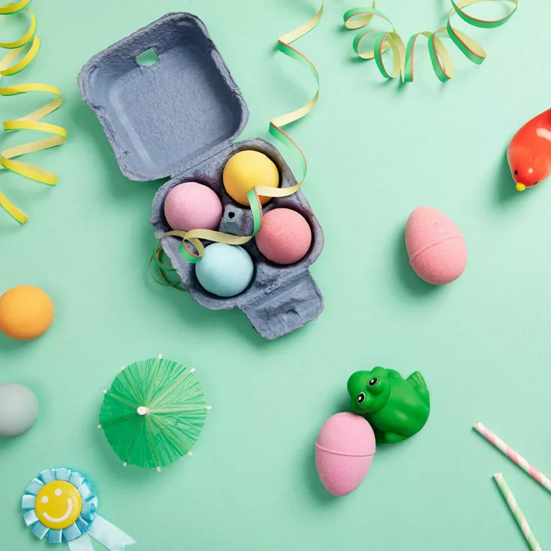 BOULE DE BAIN - 4 boules de bain enfant - Cluck-Cluck - Nailmatic