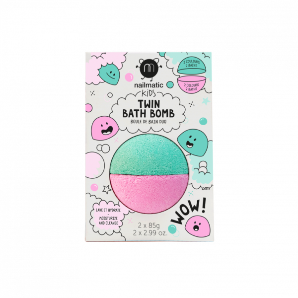 Boule de bain Duo - Rose + Lagon - Nailmatic