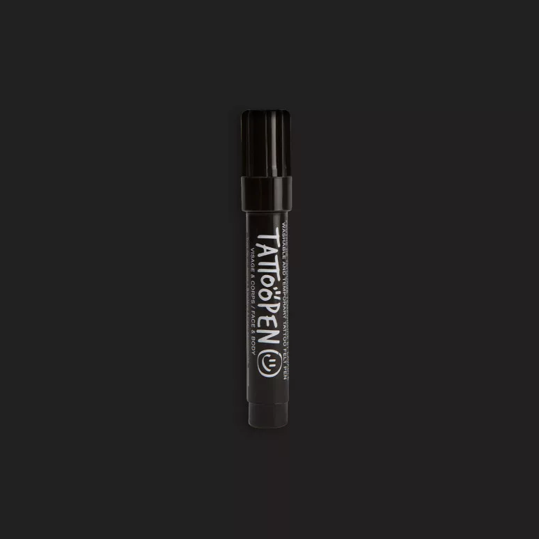 Tattoopen - Feutre de tatouage temporaire - Noir - Nailmatic