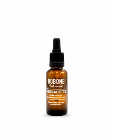 BERNADETTE - Huile de massage à l'huile d'argan et géranium - Bobone