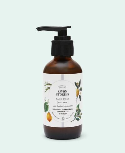 NETTOYANT VISAGE BIO - PEAUX MIXTES & GRASSES - Savon Stories