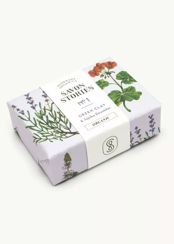 N°1 L’Équilibrant - Savon Bio & Naturel Argile Verte - Savon Stories – Image 1