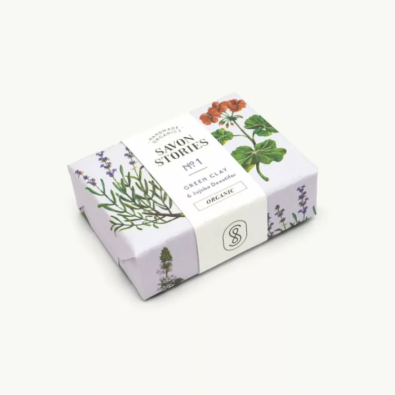 N°1 L’Équilibrant - Savon Bio & Naturel Argile Verte - Savon Stories