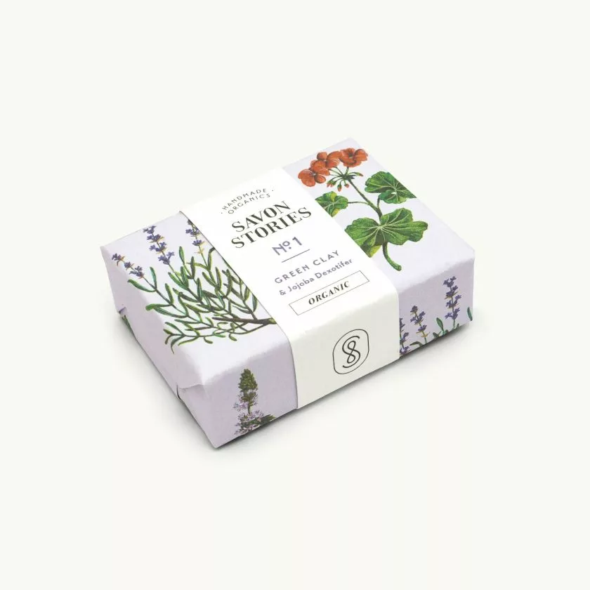 N°1 L’Équilibrant - Savon Bio & Naturel Argile Verte - Savon Stories – Image 1