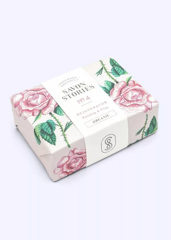 N°4 Le Vivifiant - Savon Bio & Naturel à l’Argile et Rose - Savon Stories – Image 1