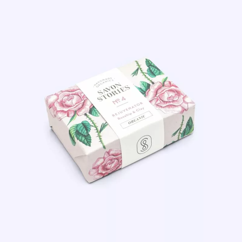 N°4 Le Vivifiant - Savon Bio & Naturel à l’Argile et Rose - Savon Stories