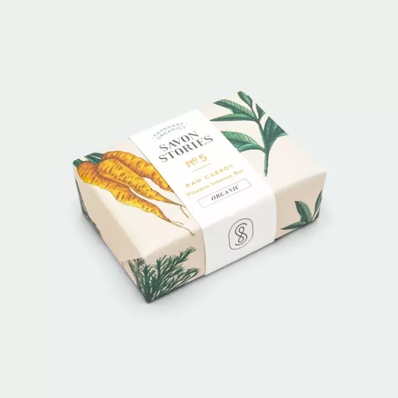 N°5 Le Nourrissant - Savon Bio & Naturel Carotte Fraîche - Savon Stories