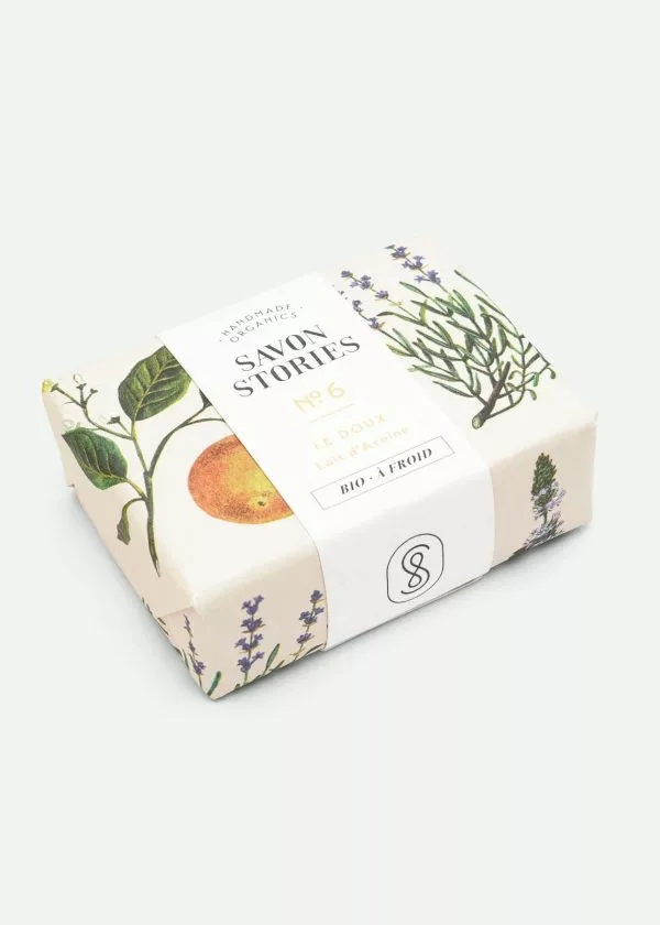N°6 Le Doux - Savon Bio & Naturel au Lait d’Avoine - Savon Stories – Image 1