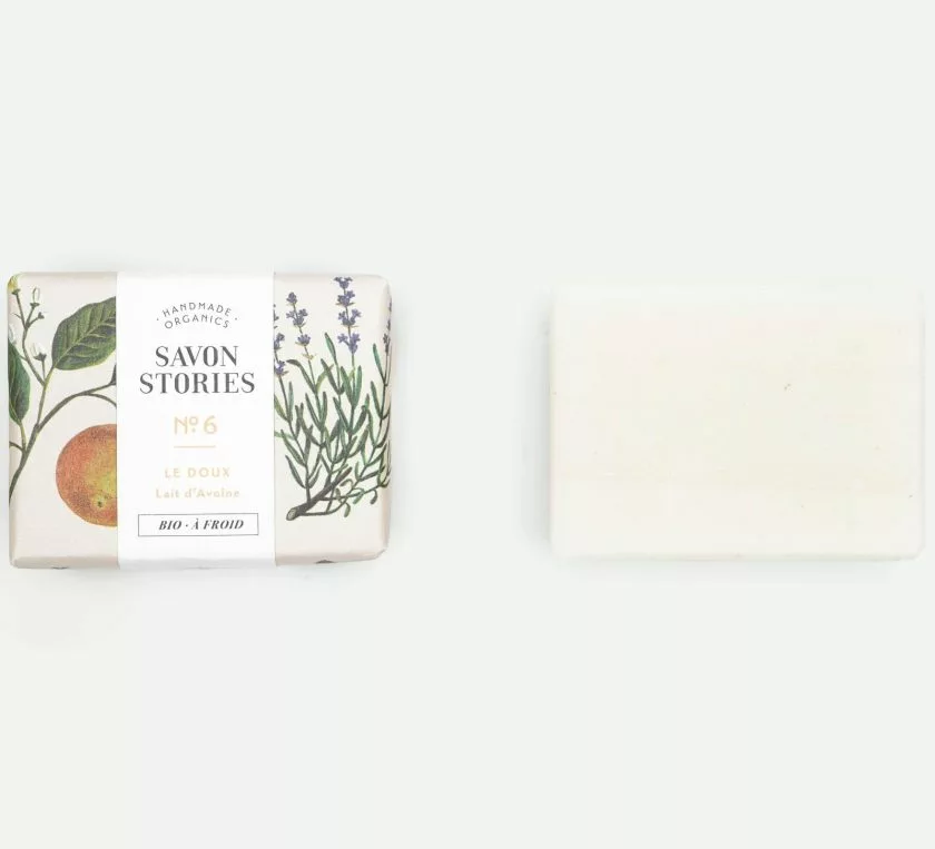 N°6 Le Doux - Savon Bio & Naturel au Lait d’Avoine - Savon Stories – Image 2