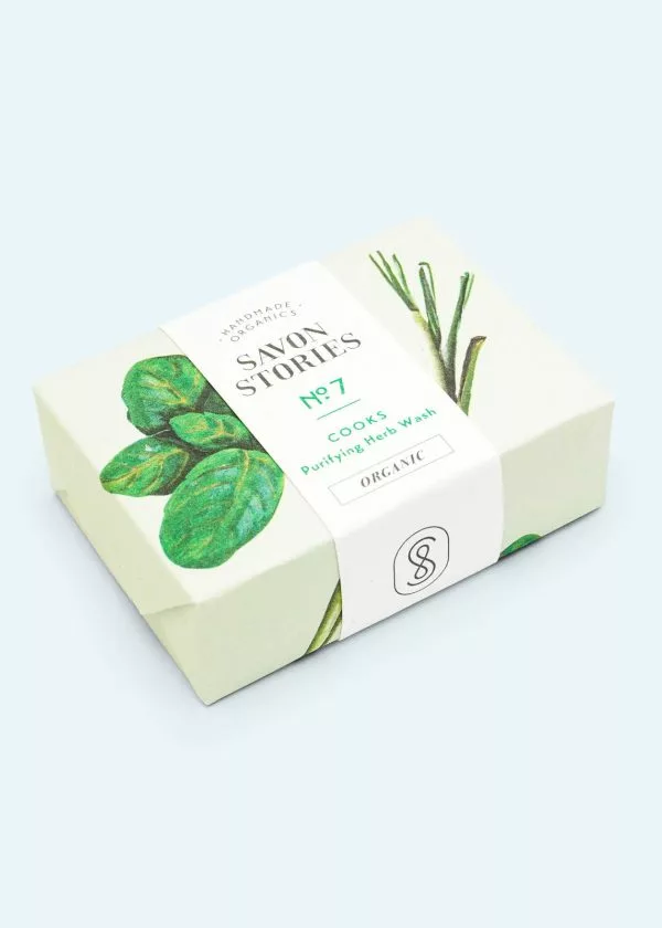 N°7 Le Purifiant - Savon Bio & Naturel Désodorisant au Basilic - Savon Stories – Image 1