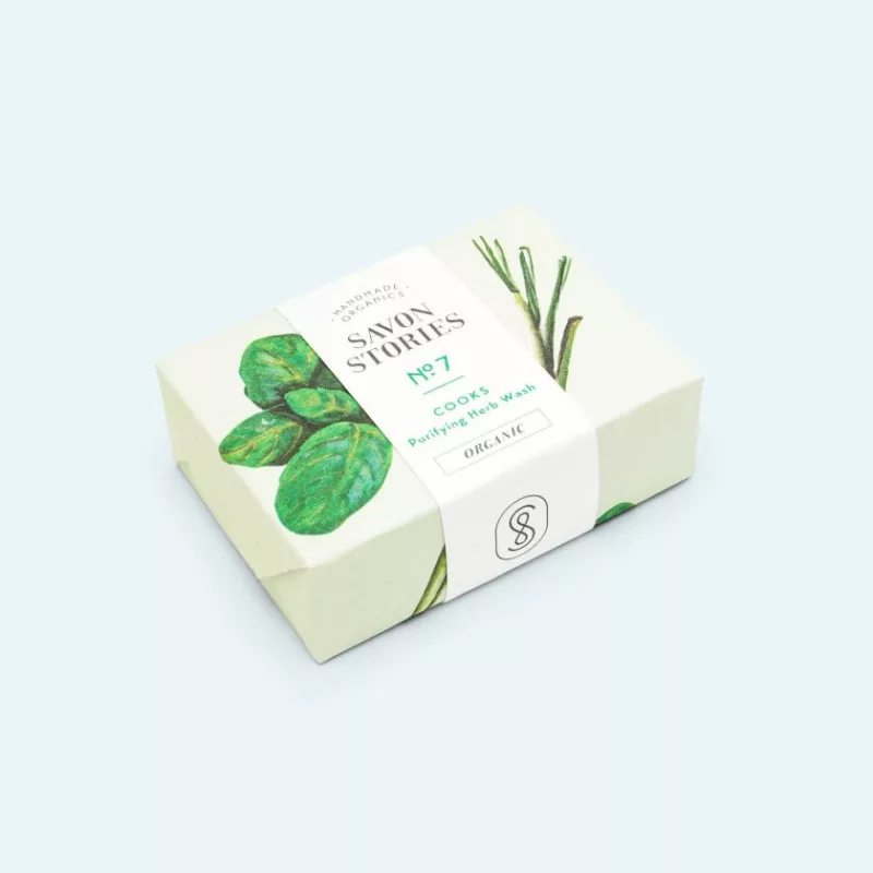 N°7 Le Purifiant - Savon Bio & Naturel Désodorisant au Basilic - Savon Stories