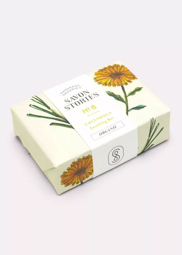 N°8 L’Apaisant- Savon Bio & Naturel Citronnelle et Calendula - Savon Stories – Image 1