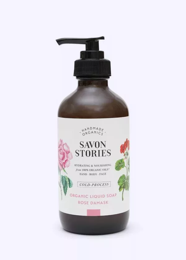 SAVON LIQUIDE BIO - BOUQUET DE ROSE - Savon Stories – Image 1
