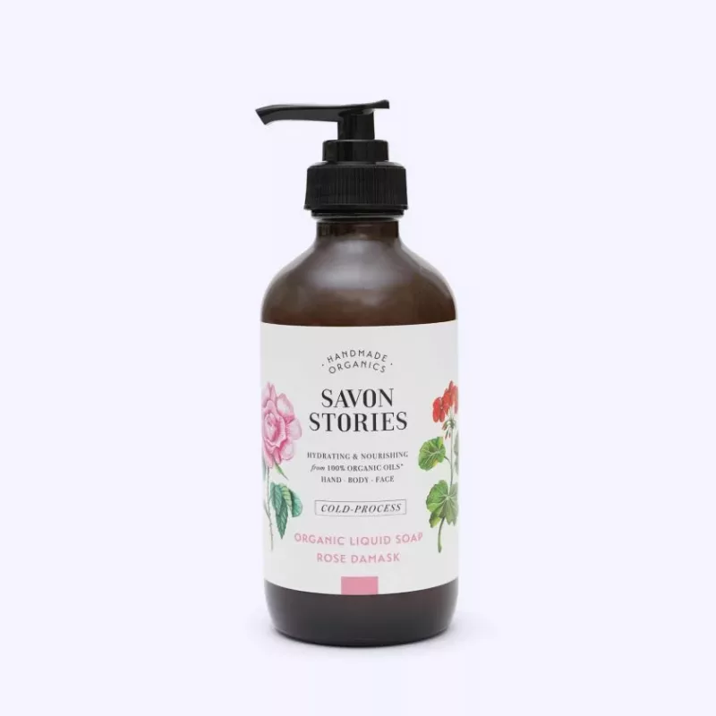SAVON LIQUIDE BIO - BOUQUET DE ROSE - Savon Stories