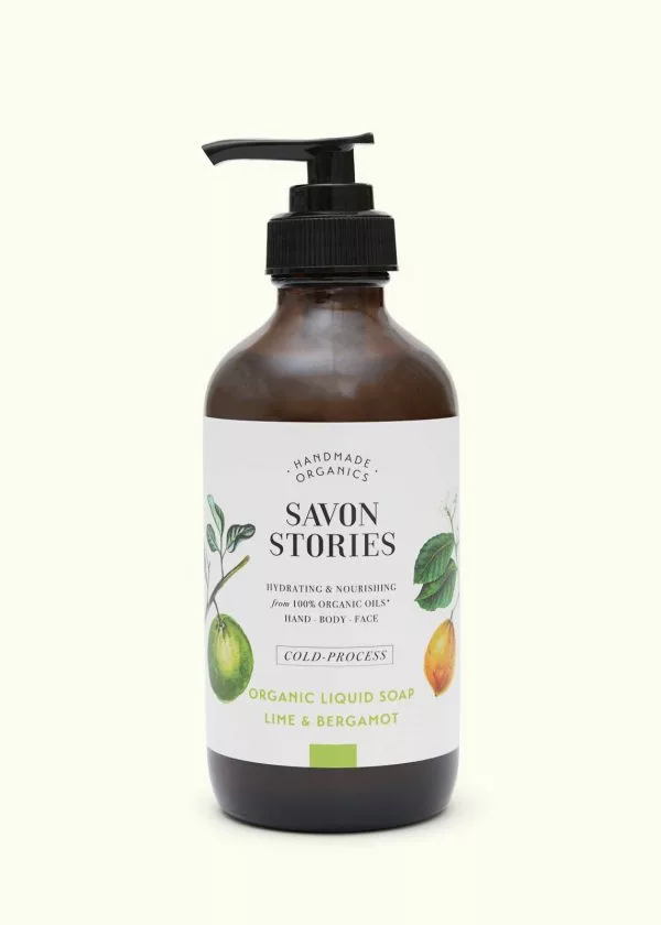 SAVON LIQUIDE BIO - CITRON VERT & BERGAMOTE - Savon Stories – Image 3