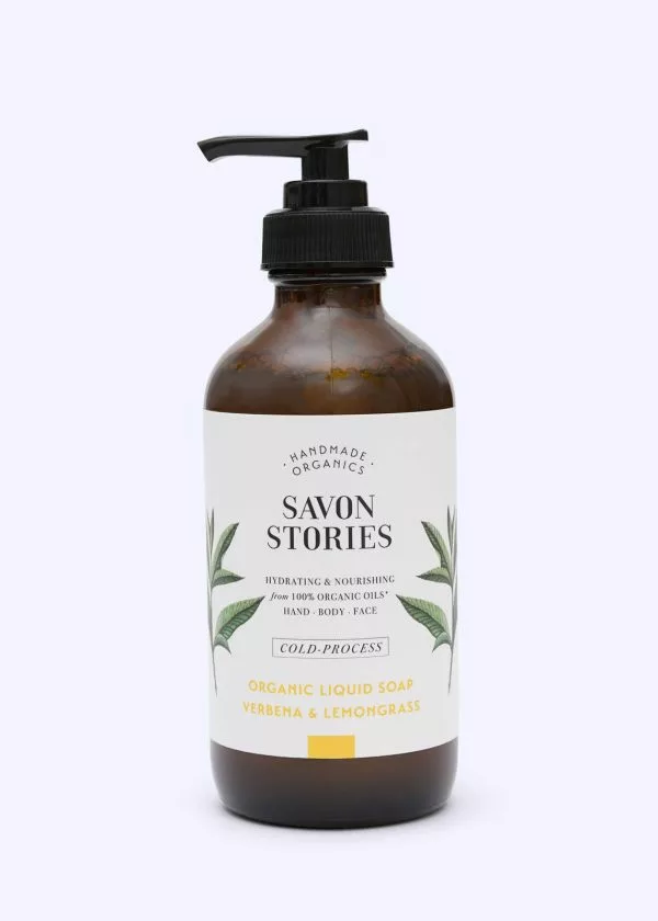 SAVON LIQUIDE BIO - VERVEINE & CITRONNELLE - Savon Stories – Image 3