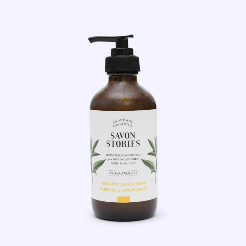 SAVON LIQUIDE BIO - VERVEINE & CITRONNELLE - Savon Stories