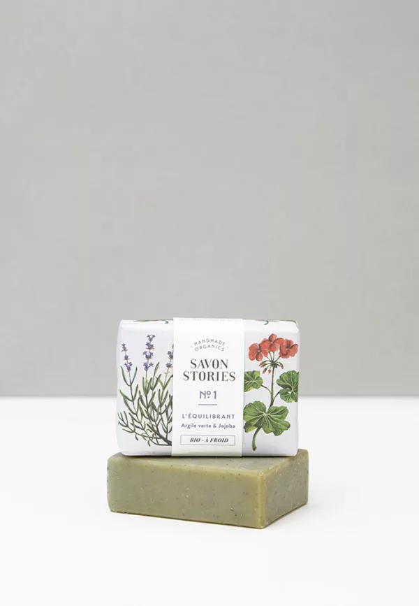 N°1 L’Équilibrant - Savon Bio & Naturel Argile Verte - Savon Stories – Image 5