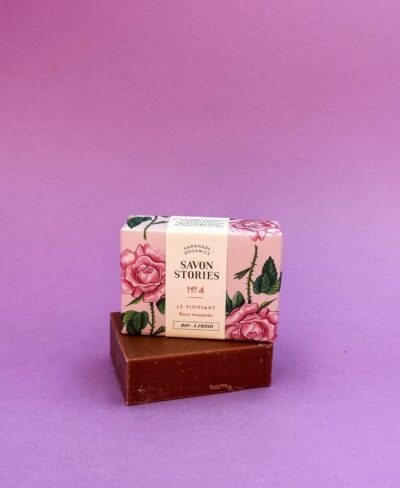 N°4 Le Vivifiant - Savon Bio & Naturel à l’Argile et Rose - Savon Stories – Image 4