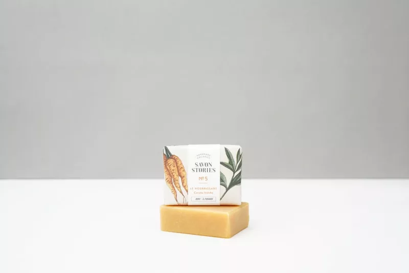 N°5 Le Nourrissant - Savon Bio & Naturel Carotte Fraîche - Savon Stories